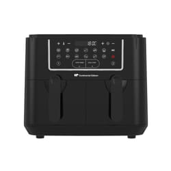 Continental Edison - Friteuse Electrique Airfryer a Air Sans huile CERFRSH24002CB - 9 l - Double bacs - 2400W - Noir