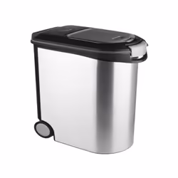 Conteneur a croquette 12kg - En polypropylene de haute qualité avec fraicheur préservée grâce a la fermeture hermétique - Gra ...