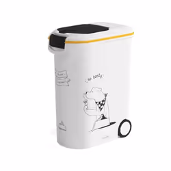 Conteneur a croquettes 54 L / 20 kg - Idéal pour stocker et conserver la nourriture de votre animal de compagnie - Poignée de ...