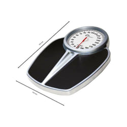 Little Balance - Balance - Pese Personne 8182 - pro m 200 - mécanique - 200 kg / 1 kg - Noir / Argent