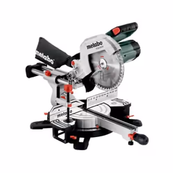 La scie a onglets et radiale compacte METABO KGS 254 M avec fonction radiale est idéale pour travailler des pieces larges. Sa ...