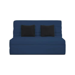 DUNLOPILLO Banquette BZ 2 places - Bleu - ReVEUR