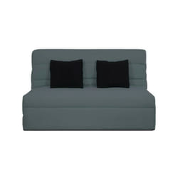 Banquette bz 2 places - Gris - ReVEUR - Dunlopillo