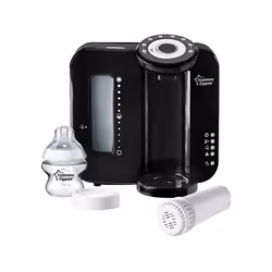 TOMMEE TIPPEE Perfect Préparateur Chauffe Biberons, Perfect Prep, Noir