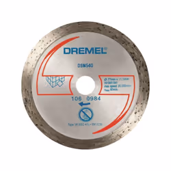 Le disque abrasif diamanté DSM540 est conçu pour les découpes dans les matériaux durs tels que le marbre, le béton, la brique ...