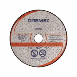 Le lot de 2 disques Dremel DSM520 est idéal pour la découpe de maçonnerie et de pierre. Avec un diametre de 77 mm, ces disque ...