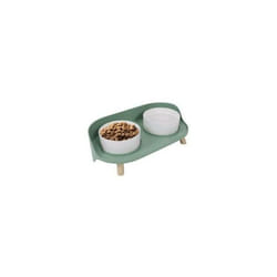 M Pets - Gamelle double surélevée m.pets altitude - 2x 450 ml