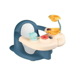 Transat - Anneau Siege de bain - SMOBY - Little - Tablette d'activités - Ventouse - Bleu