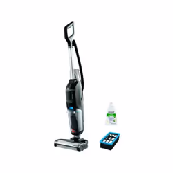 L'aspirateur eau et poussiere CrossWave HF2 Select de BISSELL aspire et passe la serpilliere sur vos sols durs en une seule f ...