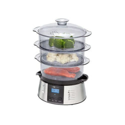 Clatronic - Cuiseur vapeur dg 3547 inox Noir Transparent 800 w
