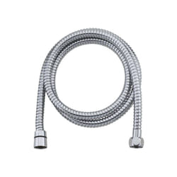 Sans Marque - Flexible de douche rousseau - Inox chromé double agrafage - 2,00m - Certifié nf - Garantie 10 ans