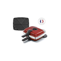 Lagrange - Set 1 jeu de plaques Gaufres coeur Super 2 1000 w Rouge