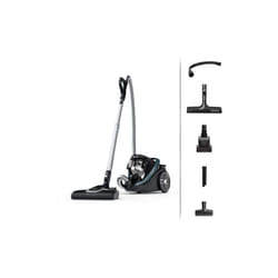 Aspirateur sans sac Rowenta Silence Force Cyclonic Effitech Modèle Total Clean RO7961EA 500 w Noir et Bleu Gris