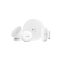 Kit alarme Ezviz Home sensor - 1 Hub A3 + 2 détecteurs + 1 bouton intelligent