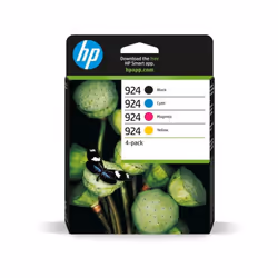 La cartouche d'encre HP 924 Authentique est un pack de 4 cartouches de couleurs cyan, magenta, jaune et noir. Elle est compat ...