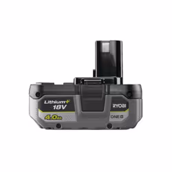 La batterie Lithium+ RYOBI 18V - 4.0Ah compacte RB1840X est compatible avec plus de 200 outils de bricolage et de jardinage.  ...