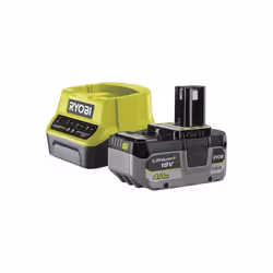 1 batterie lithium+ 18V - 4,0 Ah compacte et 1 chargeur rapide 2,0 A