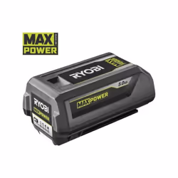 RYOBI - 1 batterie lithium+ 36V MAXPOWER 5,0 Ah - gestion individuelle de charge/décharge des cellules et énergie régulée -