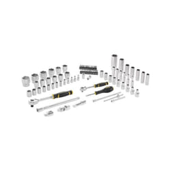 Coffret douilles 1/4 et 1/2 STANLEY FMMT82826-1 avec cliquet et rallonge FATMAX - Jeu de 81 pieces