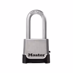 Cadenas Haute Sécurité - MASTER LOCK - M176EURDLH - Zinc - Anse XL - Extérieur
