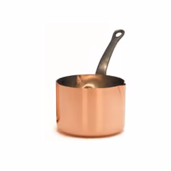 Sauciere cuivre de la marque BAUMALU avec un diametre de 11 cm. Fabriquée en cuivre massif avec un intérieur étamé, elle est  ...