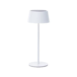 Lampe de table d'extérieur - BRILLIANT - PICCO - LED et solaire - Métal et plastique - 5 W - Blanc