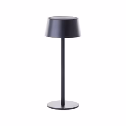 Lampe de table d'extérieur - BRILLIANT - PICCO - LED et solaire - Métal et plastique - 5 W - Noir dépoli