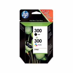 Les cartouches d'encre HP 300 sont idéales pour les imprimantes DeskJet D1660, D2560, D2660 et D5560. Ce pack de 2 cartouches ...