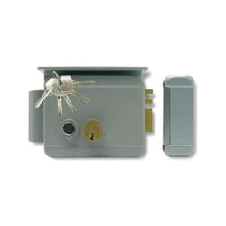 Extel - Serrure électrique réversible we 5001/2 bis - 5 clés incluses - Gris