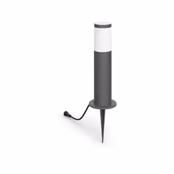 La borne extérieure PHILIPS Utrecht est un luminaire contemporain et design en aluminium anthracite. Elle est équipée d'une L ...