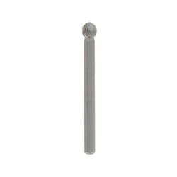 Lot de 2 Fraises Haute Vitesse Dremel 114 (En Acier, Bout rond, Diametre 7,8mm pour Sculpter et Graver)