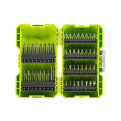 RYOBI - Coffret empilable 48 accessoires de vissage : 32 embouts 25 mm + 15 embouts 50 mm SL / PH / PZ / HEX / T - RAK48SSD