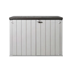 Coffre de jardin Toomax storaway plus 2XL - Résine - Capacité 2270L - Taupe et marron