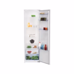 Le réfrigérateur intégrable BEKO BSSA315K4SN est un modele tout utile d'une capacité de 309 L. Il dispose de 6 clayettes en v ...
