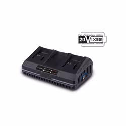 chargeur double 2.4A 20V - batterie universelle pour la gamme SCHEPPACH 20V IXES