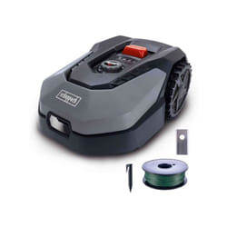 Robot tondeuse connecté 400m2 Scheppach RoboCut L500 avec station de recharge Jusqu'a 400 m² Capteur de pluie WiFi & bt