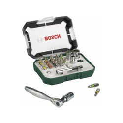 Bosch - Set embout de vissage (Kit 26 pieces, Assortiment d'embouts de vissage avec cliquet)