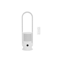 OCEANIC Ventilateur Purificateur d'Air avec filtre - Sans pale - Oscillation - 35W - H.80 cm - Minuterie 8h - Télécommande