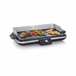 Plancha Electrique - Planche SEVERIN - PG8564 - Surface cuisson 50x30cm - en fonte anti-adhésive - Jusqu'a 230°C - 2300W - ...