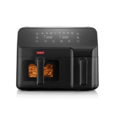 Friteuse Electrique sans huile Bodum Double compartiment 3,2L et 5,1L - 2700 w - Noir