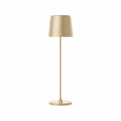 Lampe a poser d'extérieur - BRILLIANT - KAAMI - Rechargeable - Or mat - LED - 2W - 310lm - 3000K - DIM - USB - 3-Step DIM - I ...