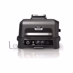 Le barbecue électrique et fumoir NINJA Woodfire Pro XL OG850EU est l'appareil idéal pour cuire vos plats préférés. Avec son t ...