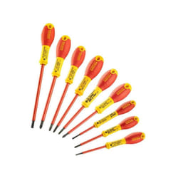 Stanley - Jeu de 10 Tournevis fatmax - FMHT62573-0 - Isolés 1000V - Electricien + Phillips + Pozidriv + Testeur