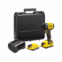 Visseuse a impacts - STANLEY FATMAX V20 - SFMCF810D2K-QW - 170 Nm Brushless - Lithium 18V - 2 Batteries 2Ah