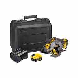 Scie Circulaire - STANLEY FATMAX V20 - SFMCS500M2K-QW - 165 mm - Lithium 18V - 2 Batteries 4Ah
