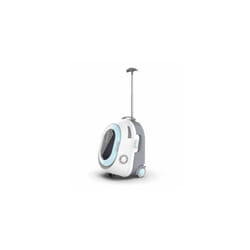 Caisse transport pour chats - Mpets - TROLLEY - Bleue & Blanc