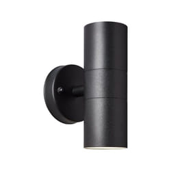 Applique murale extérieure JANDY 2L noir métal/verre - BRILLIANT - GU10 max 18W IP44