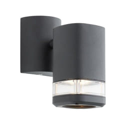 Applique extérieure - JANDY - noir - métal/verre - GU10 max 18W - IP44