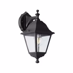 Applique extérieure descendante - BRILLIANT - NISSIE noir - E27 1x60W