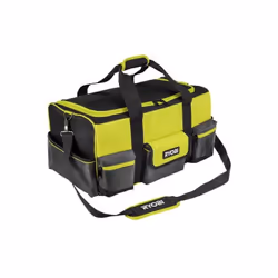Le sac RYOBI avec base renforcée et imperméable est idéal pour transporter 4 ou 5 outils grâce a sa capacité de 49L. Il dispo ...